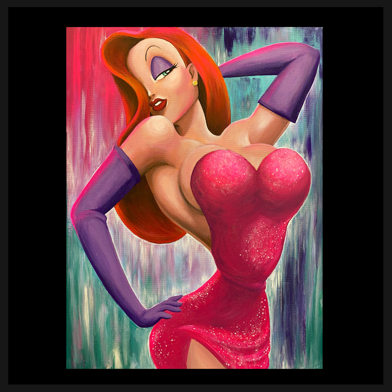 Jessica Rabbit Print By Rachel Cavalier