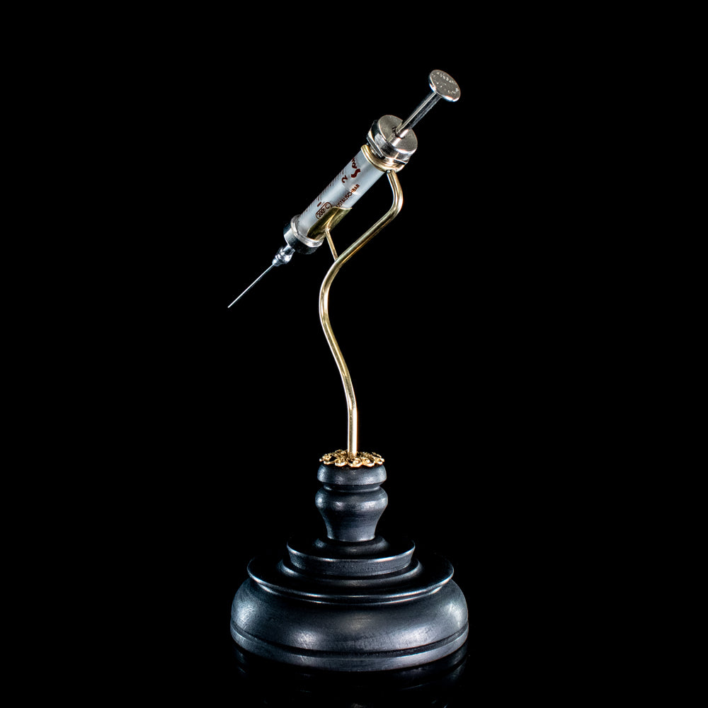 Vintage Syringe on custom mount – Mattaeus Ball
