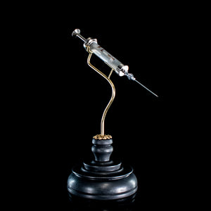 Vintage Syringe on custom mount