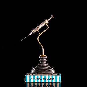 Vintage Syringe on custom mount